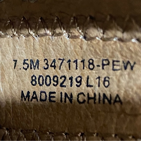 Frye Camille Metallic Perforated Slip On Casual Shoes — 3471118-PEW - Picture 9 of 9